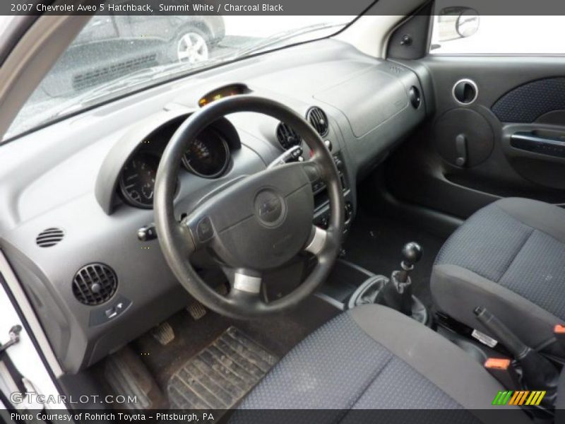 Summit White / Charcoal Black 2007 Chevrolet Aveo 5 Hatchback