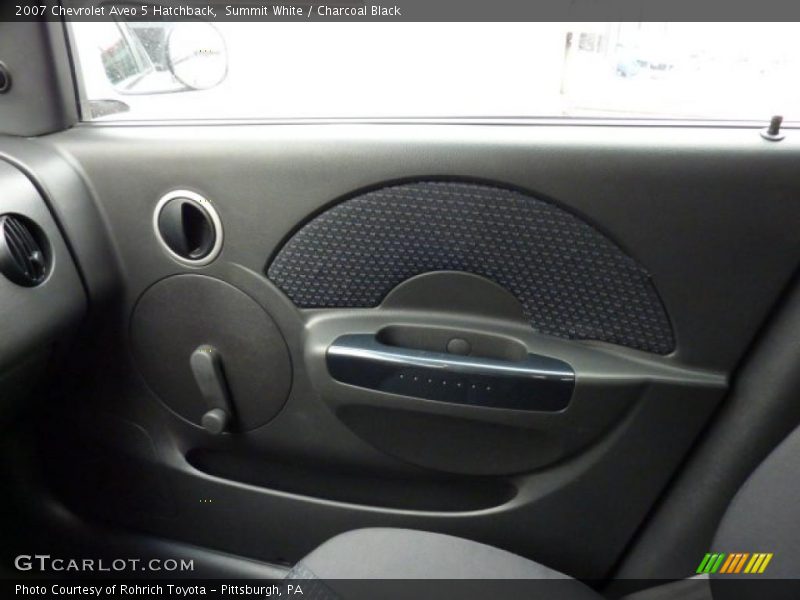 Summit White / Charcoal Black 2007 Chevrolet Aveo 5 Hatchback