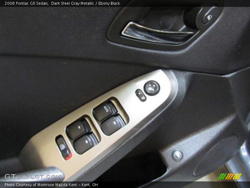 Dark Steel Gray Metallic / Ebony Black 2008 Pontiac G6 Sedan