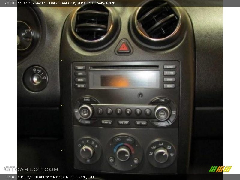 Dark Steel Gray Metallic / Ebony Black 2008 Pontiac G6 Sedan