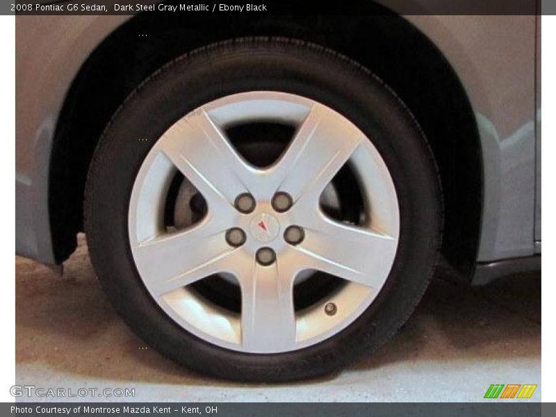 Dark Steel Gray Metallic / Ebony Black 2008 Pontiac G6 Sedan