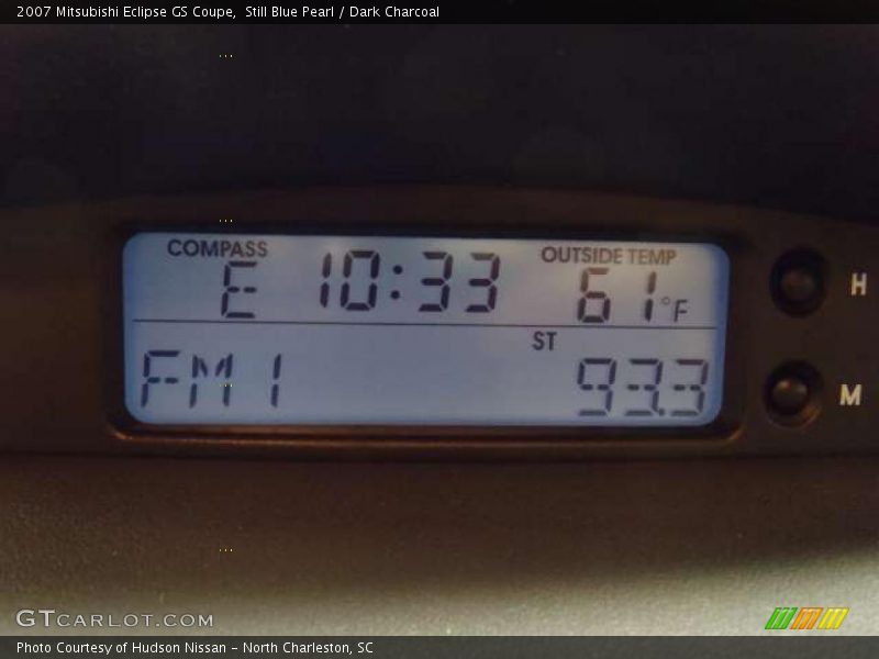 Still Blue Pearl / Dark Charcoal 2007 Mitsubishi Eclipse GS Coupe