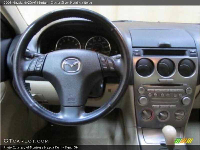 Glacier Silver Metallic / Beige 2005 Mazda MAZDA6 i Sedan