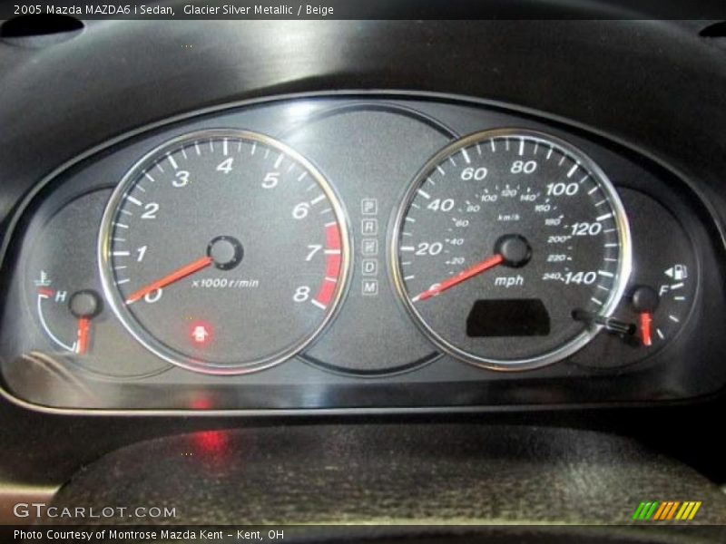 Glacier Silver Metallic / Beige 2005 Mazda MAZDA6 i Sedan