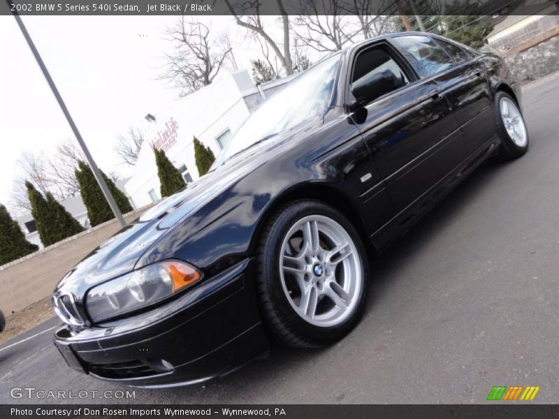 Jet Black / Black 2002 BMW 5 Series 540i Sedan