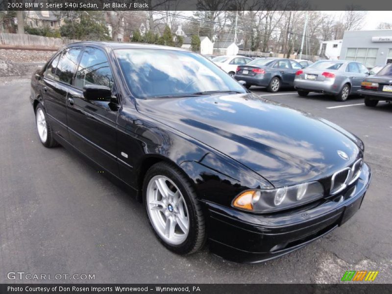 Jet Black / Black 2002 BMW 5 Series 540i Sedan