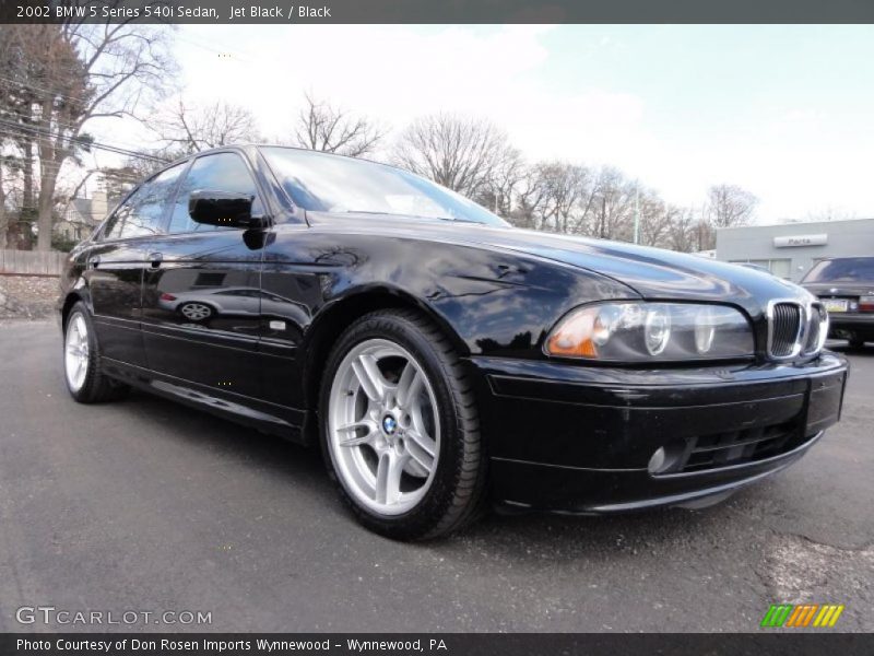 Jet Black / Black 2002 BMW 5 Series 540i Sedan