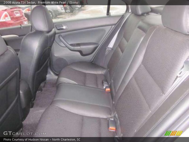 Premium White Pearl / Ebony 2008 Acura TSX Sedan