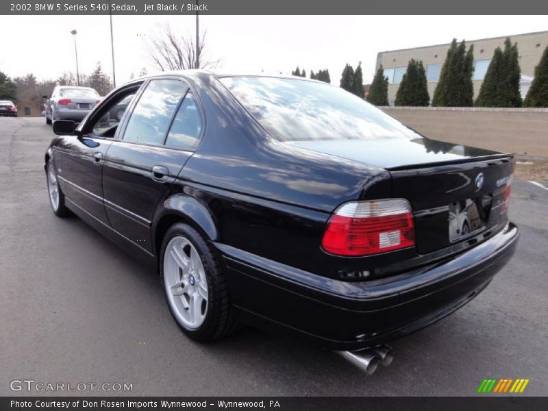 Jet Black / Black 2002 BMW 5 Series 540i Sedan