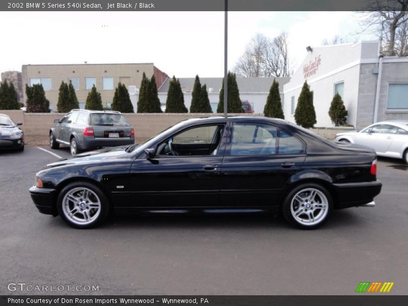 Jet Black / Black 2002 BMW 5 Series 540i Sedan