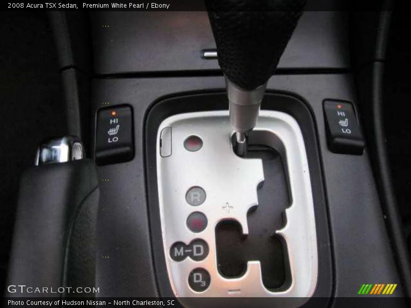Premium White Pearl / Ebony 2008 Acura TSX Sedan