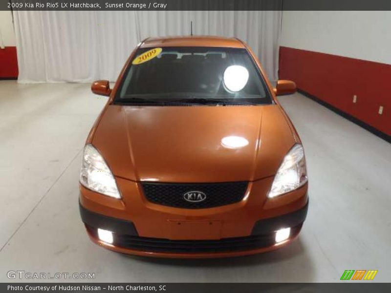 Sunset Orange / Gray 2009 Kia Rio Rio5 LX Hatchback