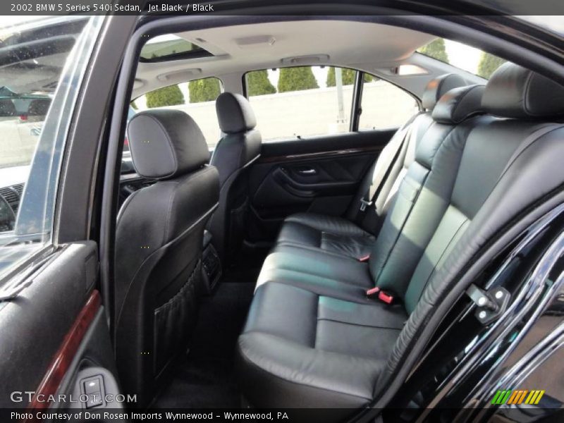 Jet Black / Black 2002 BMW 5 Series 540i Sedan