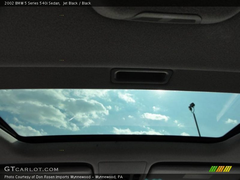 Jet Black / Black 2002 BMW 5 Series 540i Sedan