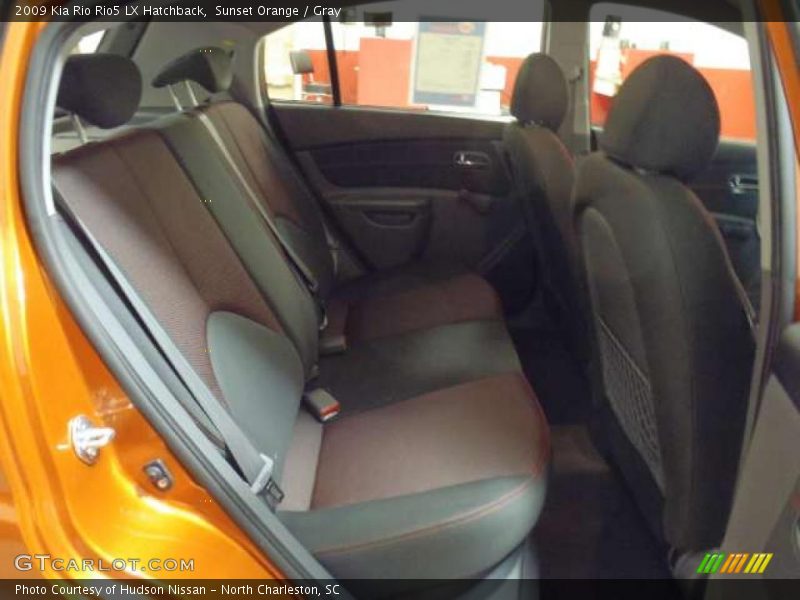  2009 Rio Rio5 LX Hatchback Gray Interior