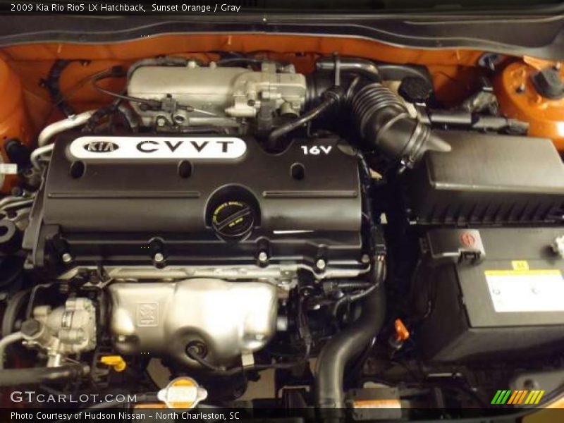  2009 Rio Rio5 LX Hatchback Engine - 1.6 Liter DOHC 16-Valve CVVT 4 Cylinder