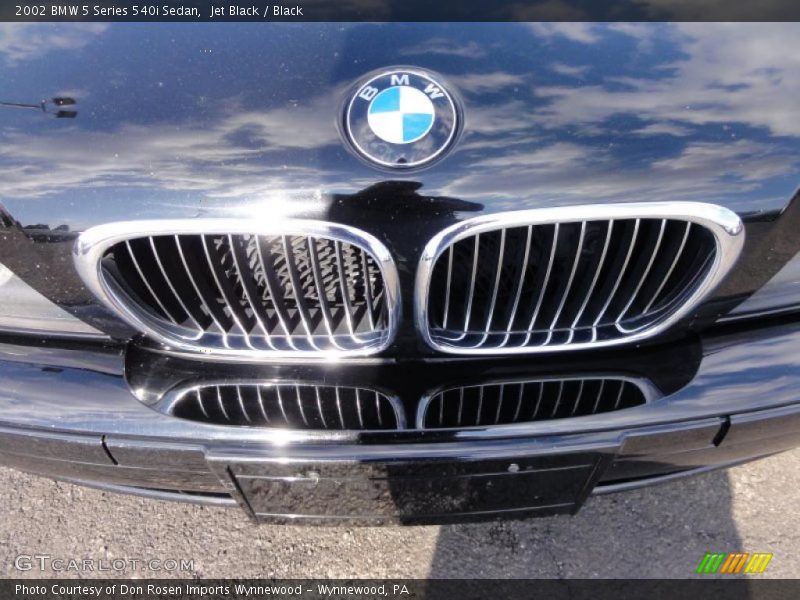 Jet Black / Black 2002 BMW 5 Series 540i Sedan