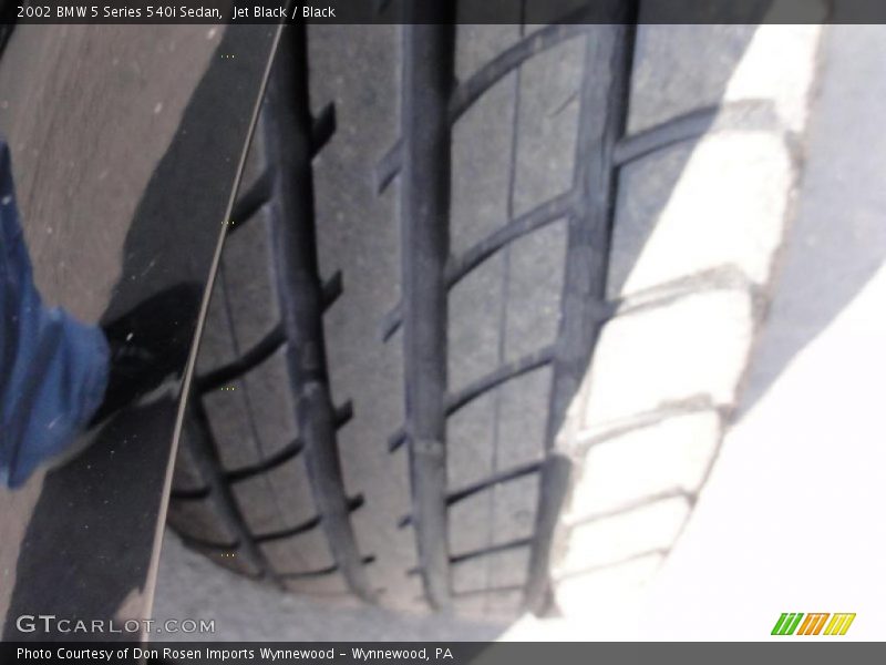 Jet Black / Black 2002 BMW 5 Series 540i Sedan