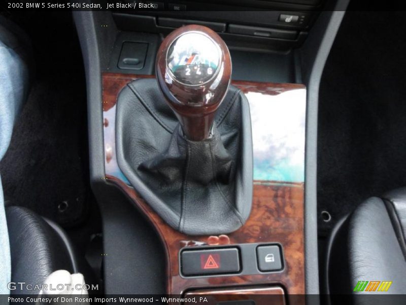 Jet Black / Black 2002 BMW 5 Series 540i Sedan