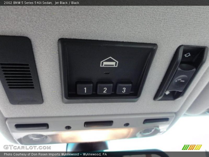 Jet Black / Black 2002 BMW 5 Series 540i Sedan