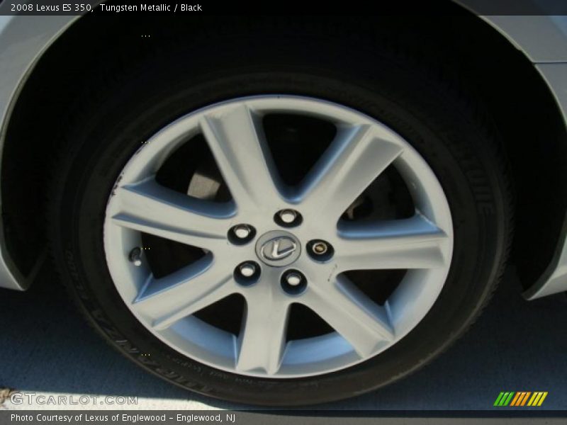 Tungsten Metallic / Black 2008 Lexus ES 350
