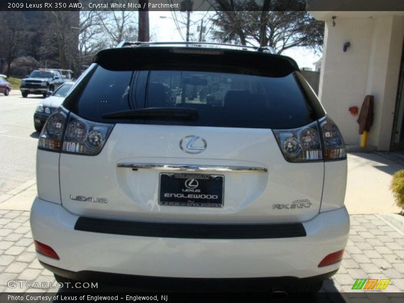 Crystal White Mica / Parchment 2009 Lexus RX 350 AWD