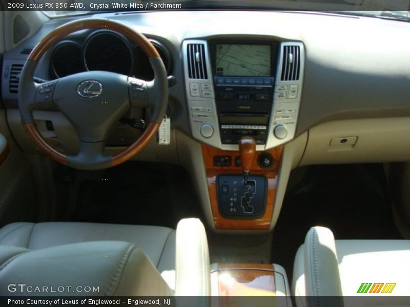 Crystal White Mica / Parchment 2009 Lexus RX 350 AWD