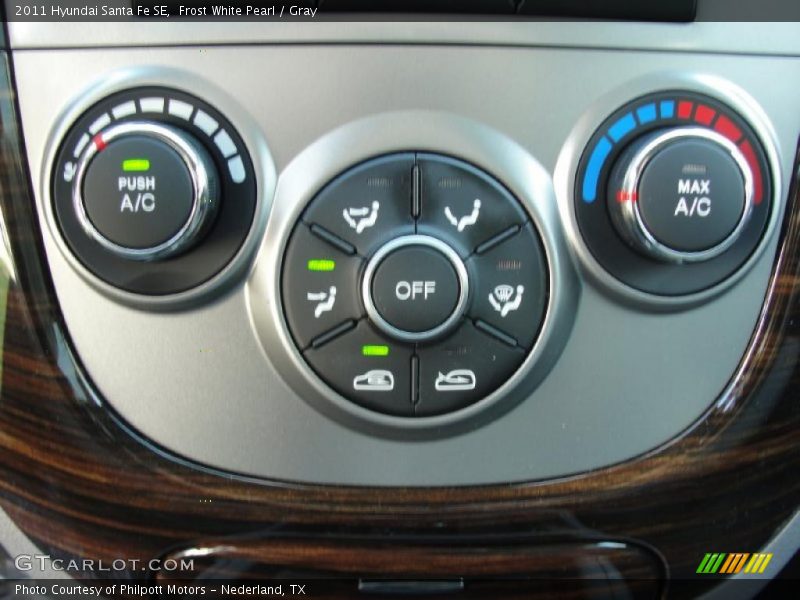 Controls of 2011 Santa Fe SE