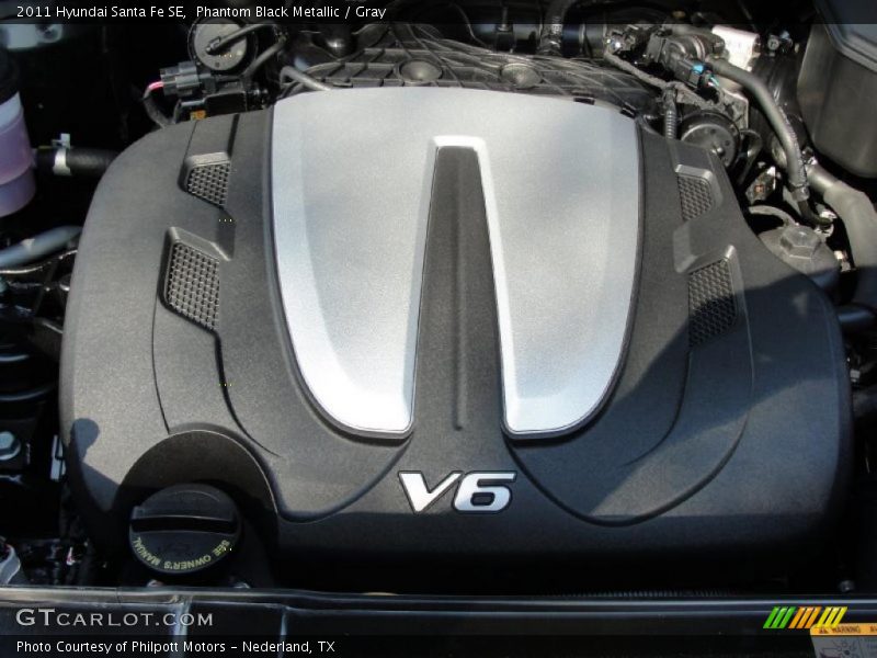  2011 Santa Fe SE Engine - 3.5 Liter DOHC 24-Valve VVT V6