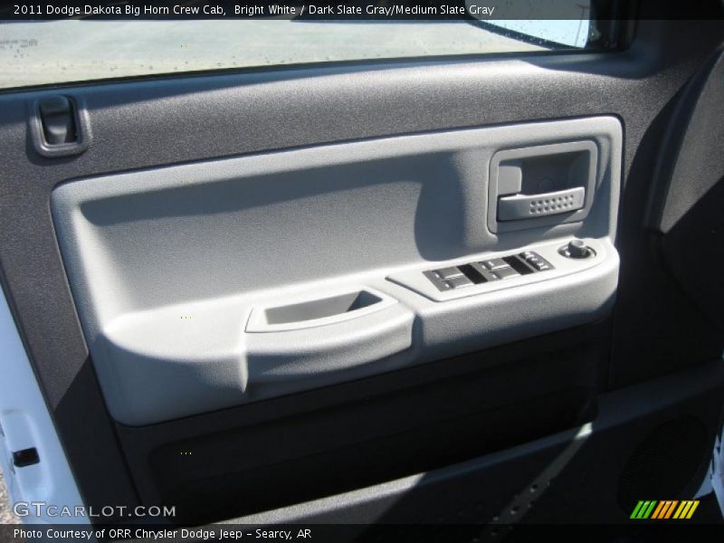 Bright White / Dark Slate Gray/Medium Slate Gray 2011 Dodge Dakota Big Horn Crew Cab