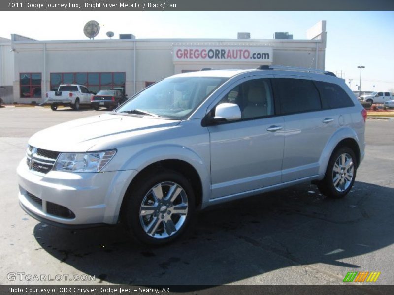Bright Silver Metallic / Black/Tan 2011 Dodge Journey Lux