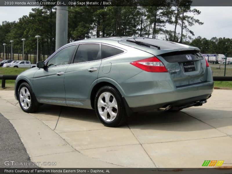 Opal Sage Metallic / Black 2010 Honda Accord Crosstour EX-L