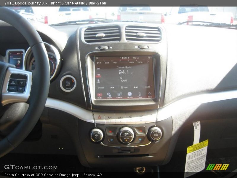 Bright Silver Metallic / Black/Tan 2011 Dodge Journey Lux