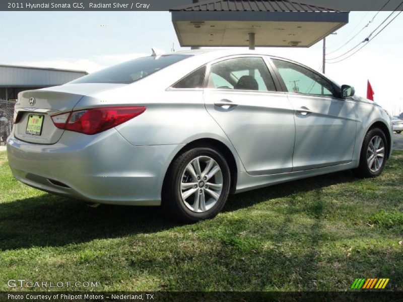 Radiant Silver / Gray 2011 Hyundai Sonata GLS