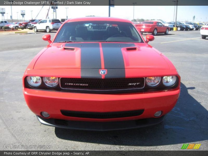 TorRed / Dark Slate Gray 2009 Dodge Challenger SRT8