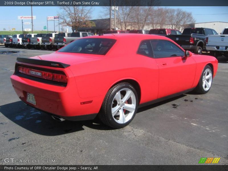 TorRed / Dark Slate Gray 2009 Dodge Challenger SRT8