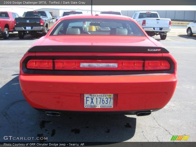 TorRed / Dark Slate Gray 2009 Dodge Challenger SRT8