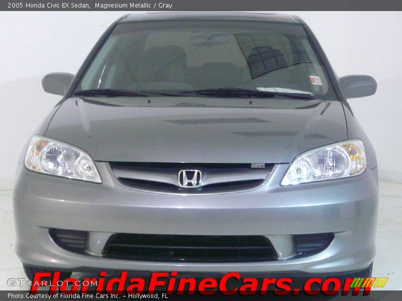 Magnesium Metallic / Gray 2005 Honda Civic EX Sedan