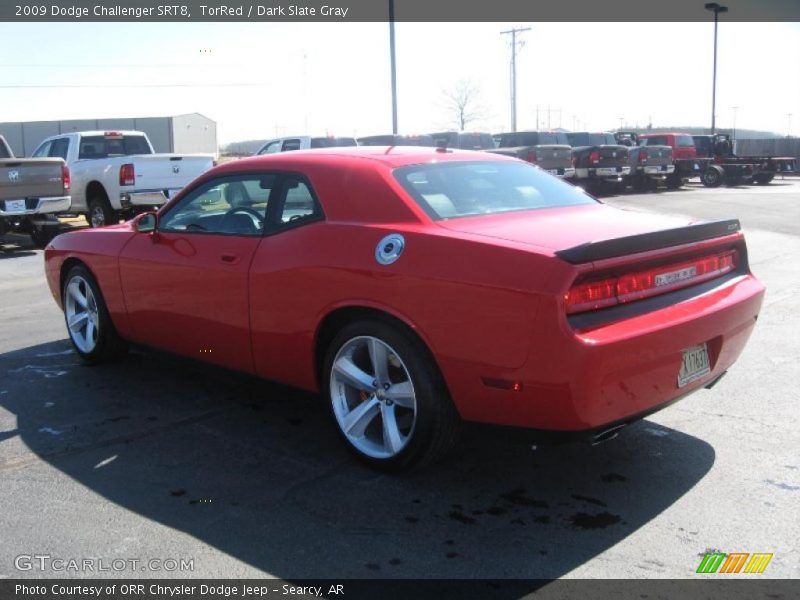 TorRed / Dark Slate Gray 2009 Dodge Challenger SRT8