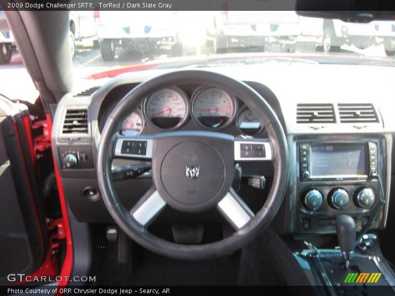 TorRed / Dark Slate Gray 2009 Dodge Challenger SRT8