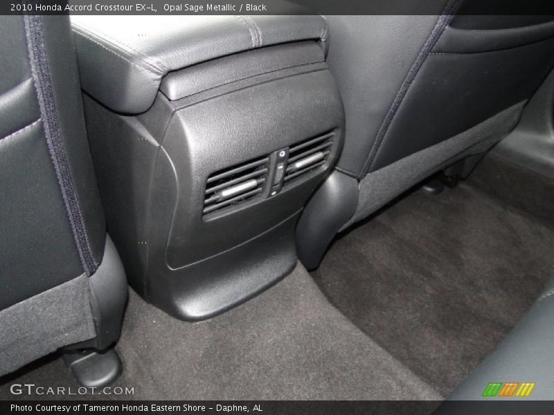 Opal Sage Metallic / Black 2010 Honda Accord Crosstour EX-L
