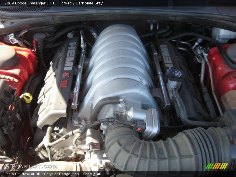 TorRed / Dark Slate Gray 2009 Dodge Challenger SRT8