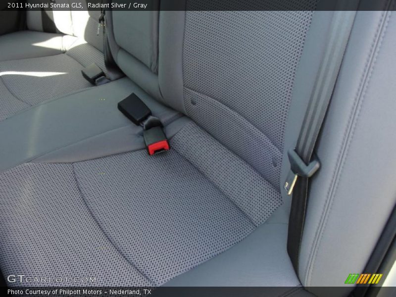 Radiant Silver / Gray 2011 Hyundai Sonata GLS