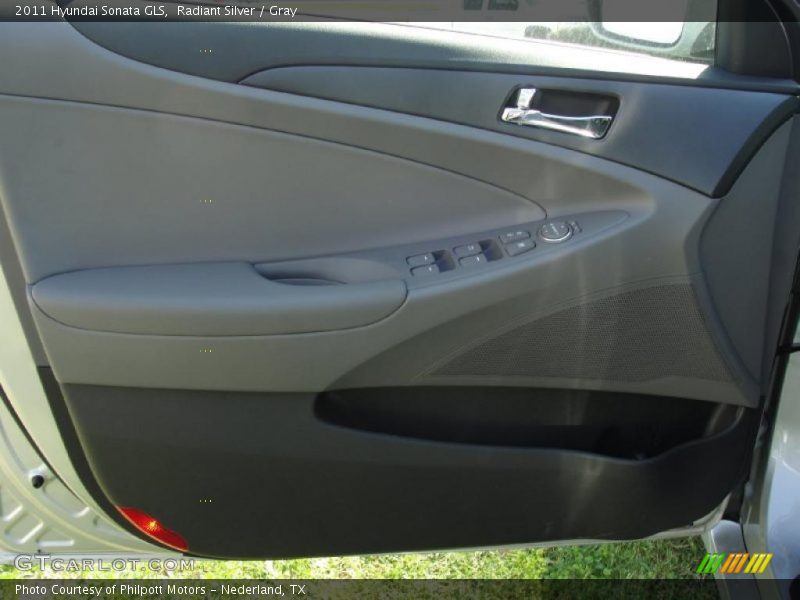 Radiant Silver / Gray 2011 Hyundai Sonata GLS