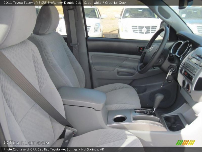  2011 Tacoma V6 SR5 PreRunner Double Cab Graphite Gray Interior