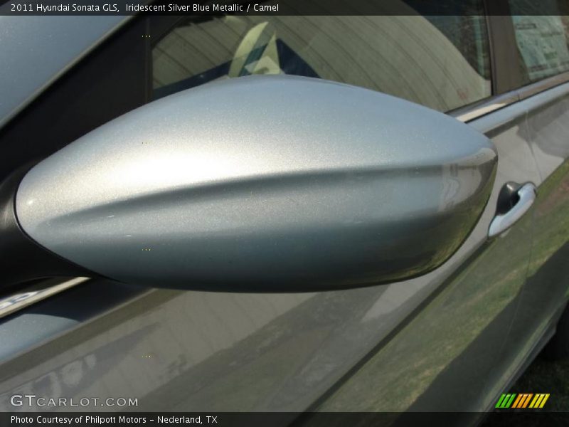 Iridescent Silver Blue Metallic / Camel 2011 Hyundai Sonata GLS