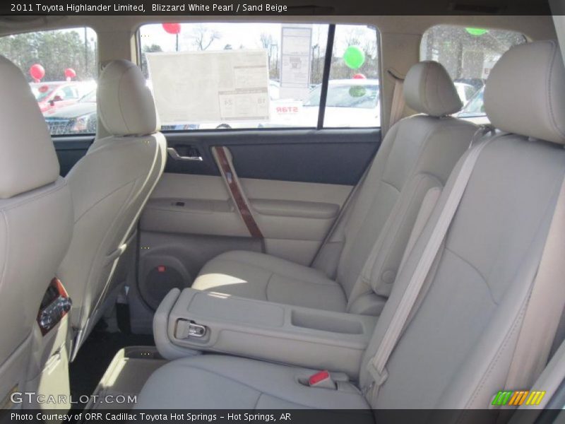 Blizzard White Pearl / Sand Beige 2011 Toyota Highlander Limited