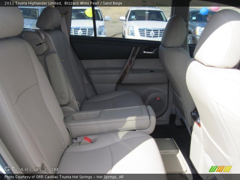 Blizzard White Pearl / Sand Beige 2011 Toyota Highlander Limited