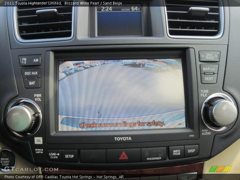 Blizzard White Pearl / Sand Beige 2011 Toyota Highlander Limited