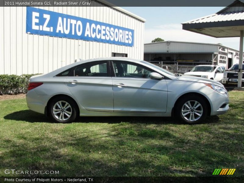 Radiant Silver / Gray 2011 Hyundai Sonata GLS